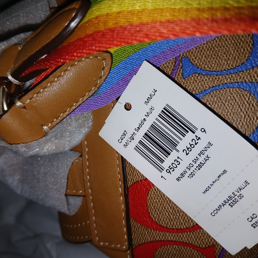 Coach Rainbow Mini Backpack - Picture 3 of 13
